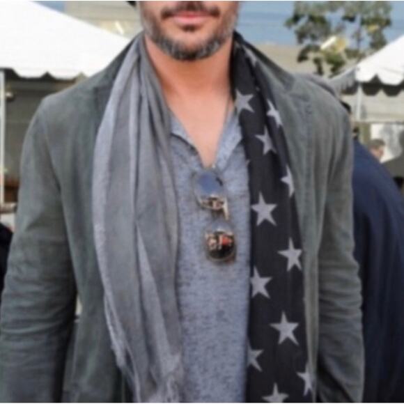 John Varvatos Star USA Suede Leather Blazer Jacket Cowskin Lambskin Gray Medium - Picture 4 of 16